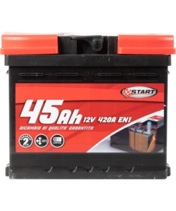 Batteria auto 45ah 12v 420a polo positivo destro cassetta l1